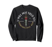 I Will Not Yield To Disrespectful Men, Funny Womens Meme Sweatshirt