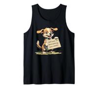 I Will Pee On Everything You Love Cute Puppy Tinkle Fun Tank Top