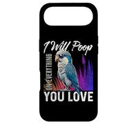 I Will Poop on Everything You Love Blue Quaker Parrot Case for iPhone Air