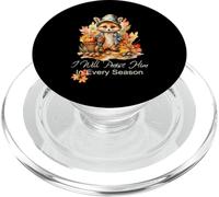 I Will Praise Him In Every Season Fall Fox Christian Worship PopSockets PopGrip for MagSafe