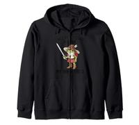I Will Protect And Nourish My Inner Child Frog Humor Fantasy Zip Hoodie