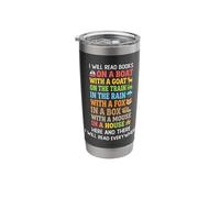 I Will Read Book on Boat Funny Kids Book Reading Stainless Steel Insulated Tumbler