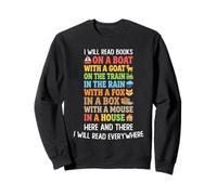 I Will Read Book on Boat Funny Kids Book Reading Sweatshirt