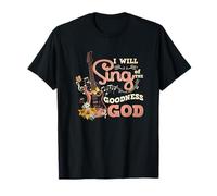 I Will Sing Of The Goodness God Christian Electric Guitar T-Shirt