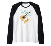 I Will Sing of The Goodness of God - Acoustic Guitar Raglan Baseball Tee