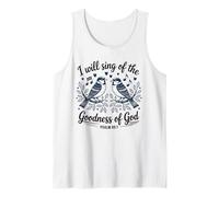 i Will Sing of the Goodness of god Psalm 89:1 Bible Tank Top