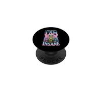 I Will Succeed Because I Am Insane Angel Frog Meme PopSockets Adhesive PopGrip