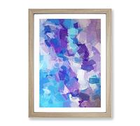 I Will Survive Abstract Framed Wall Art Print A2 Oak