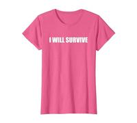 I Will Survive T-Shirt, Women, Pink Heather, 3X-Large