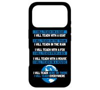 I Will Teach on a Boat A Goat I Will Teach Everywhere Case for iPhone 17 Pro