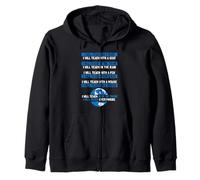 I will Teach on a Boat A Goat I Will Teach Everywhere Zip Hoodie