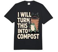 I Will Turn This Into Compost Frog Garden Comfort Colors Adult Heavyweight T-Shirt