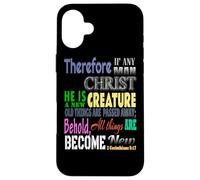 I Will Walk By Faith Even When I Can't See 2 Corinthians 5:7 Case for iPhone 16 Plus