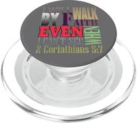 I Will Walk By Faith Even When I Can't See 2 Corinthians 5:7 PopSockets PopGrip for MagSafe