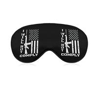 I WillComply Sleep Masks Eye Cover Blackout with Adjustable Elastic Strap Night Blindfold for Women Men Yoga Travel Nap
