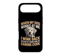 I Wink Back At My Dog In Case It's Canine Code Case for iPhone Air
