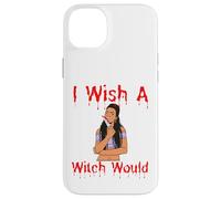 I Wish A Witch Would Funny Halloween Melanin Black Women Fun Case for iPhone 14 Plus