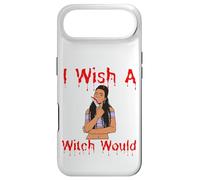 I Wish A Witch Would Funny Halloween Melanin Black Women Fun Case for iPhone Air
