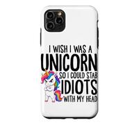 I Wish I Was A Unicorn Funny Sarcastic Joke Unicorn Case for iPhone 11 Pro Max