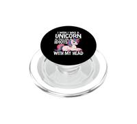 I Wish I Was A Unicorn Sarcastic Humor PopSockets PopGrip for MagSafe