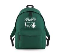I Wish I Was An Octopus Backpack Rucksack 18L Bag - 42 x 31 x 21cm