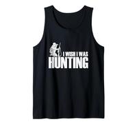 I Wish I was Hunting Hunters with Binoculars Tank Top
