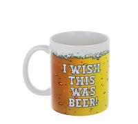 I Wish This was Beer 11oz Mug Funny Gift for Men Perfect for Dad Grandad Husband or Friend Funny Novelty Tea Cup Coffee Mug for Beer Lovers Mug Gift