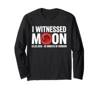I Witnessed The Blood Moon March 3 2026 Total Eclipse Long Sleeve T-Shirt