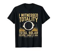 I Witnessed Totality Total Solar Eclipse August 12 2026 Value Graphic T-Shirt, Men, Black, S