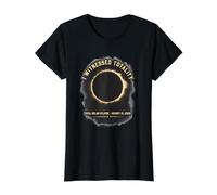 I Witnessed Totality Total Solar Eclipse August 12 2026 Value Graphic T-Shirt, Women, Black, M