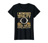 I Witnessed Totality Total Solar Eclipse August 12 2026 Value Graphic T-Shirt, Women, Black, XS