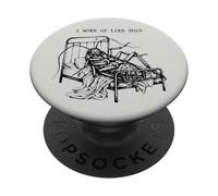I Woke Up Like This Kafka Metamorphosis Literature Humor PopSockets Adhesive PopGrip