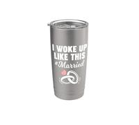 I Woke up Like This Married Stainless Steel Insulated Tumbler