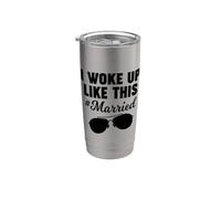I Woke up Like This Married Stainless Steel Insulated Tumbler