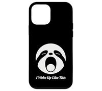 I Woke Up Like This Sloth Face Funny Morning Design Case for iPhone 12 mini