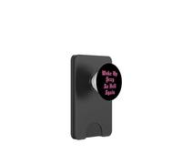 I Woke Up Sexy As Hell Again Gothic Blackletter Typography PopSockets PopWallet for MagSafe