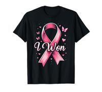 I Won Breast Cancer Awareness Breast Cancer Survivor Women T-Shirt