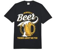 I Wonder if Beer Thinks About me Too Comfort Colors Adult Heavyweight T-Shirt