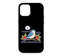 I Wonder If Birds Think About Me Too Backyard Birdwatcher Case for iPhone 12/12 Pro