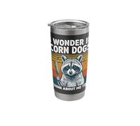 I Wonder If Corn Dogs Think About Me Too Stainless Steel Insulated Tumbler
