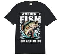 I Wonder If Fish Think About Me Too Comfort Colors Adult Heavyweight T-Shirt