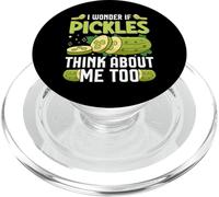 I Wonder If Pickles Think About Me Too PopSockets PopGrip for MagSafe
