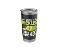 I Wonder If Pickles Think About Me Too Stainless Steel Insulated Tumbler