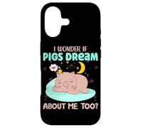 I Wonder If Pigs Dream About Me Too? Case for iPhone 17
