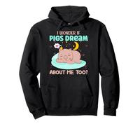 I Wonder If Pigs Dream About Me Too? Pullover Hoodie