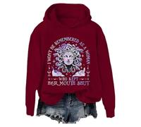 I Won't Be Remembered As A Woman Shirt Sweatshirt I Won't Be Remembered As A Woman Who Kept Her Mouth Shut Washed Hoodie Claret