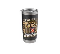 I Work Behind Bars But I'm Not A Bartender CO Stainless Steel Insulated Tumbler