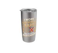 I Work Behind Bars But I'm Not A Bartender CO Stainless Steel Insulated Tumbler
