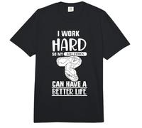 I Work Hard so My Ball Python can Have a Better Life Comfort Colors Adult Heavyweight T-Shirt