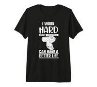 I Work Hard so My Ball Python can Have a Better Life Premium T-Shirt